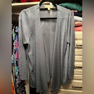Michael Kors 0X, icy blue fly away cardigan. Beautiful sweater.